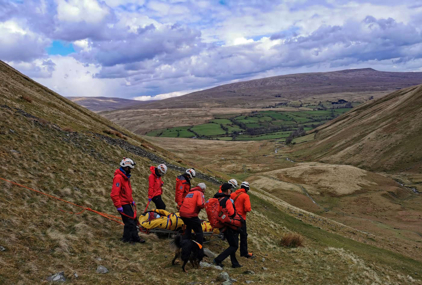 Casualty Rescue from Cautley Spout